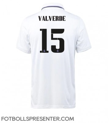 Real Madrid Federico Valverde #15 Hemma Matchtröja 2022-23 Kortärmad